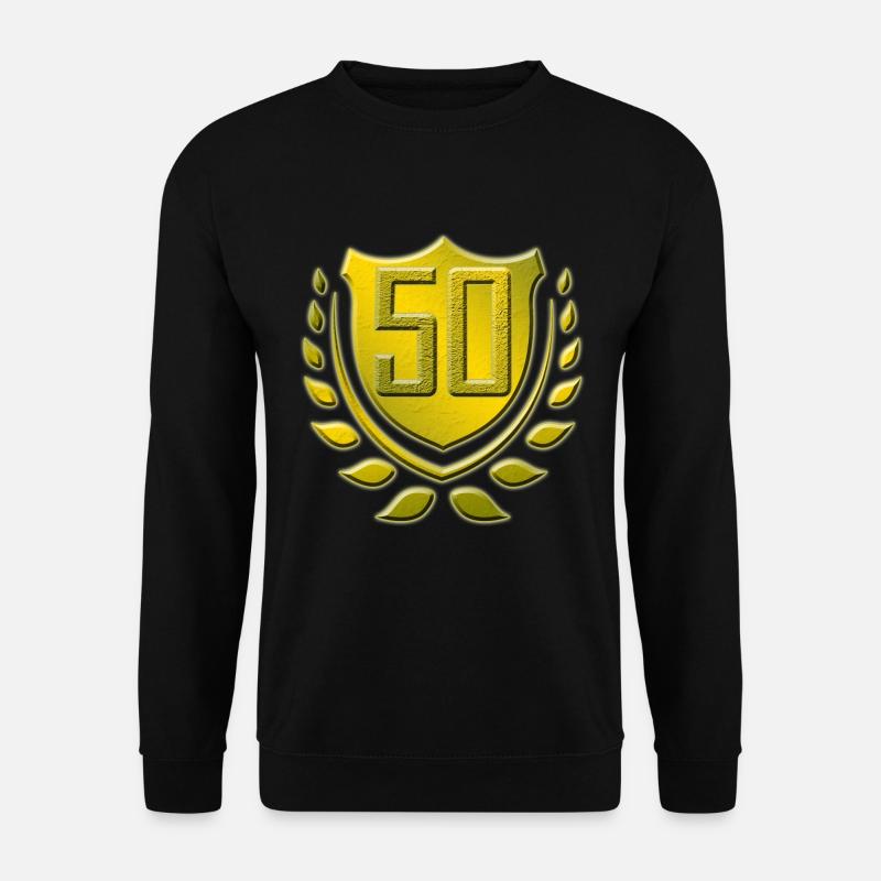50 Jahre, Geburtstag, Geschenk - Unisex Pullover - Schwarz