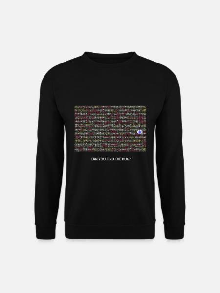 Programmeur, codeur, bugs, débogage - Sweat-shirt Unisexe - noir