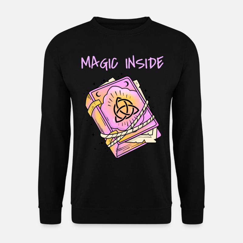 Magic Inside - Grimoire Rose - Sweat-shirt Unisexe - noir