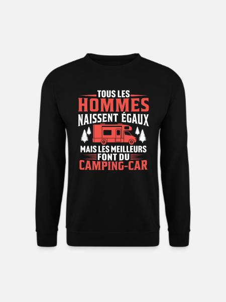 les meilleurs font du camping-car - Sweat-shirt Unisexe - noir