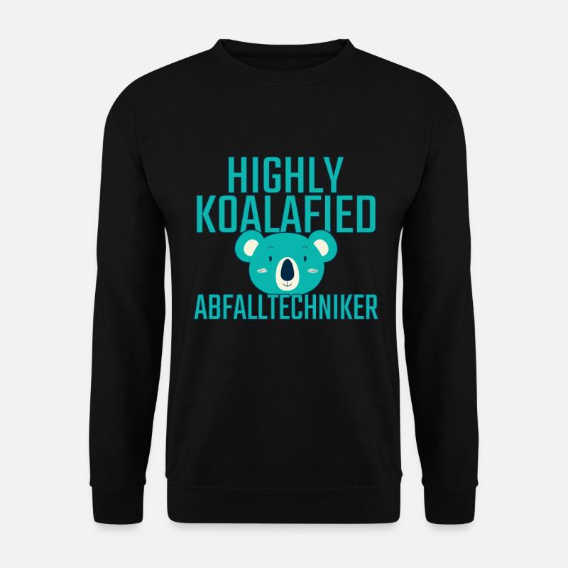 Abfalltechniker Koalafied - Unisex Pullover - Schwarz