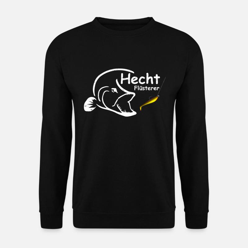 Hecht Flüsterer - Unisex Pullover - Schwarz