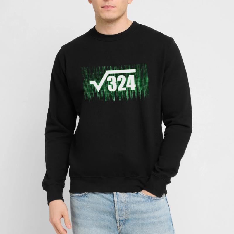 18th birthday maths math nerd Unisex Sweatshirt
