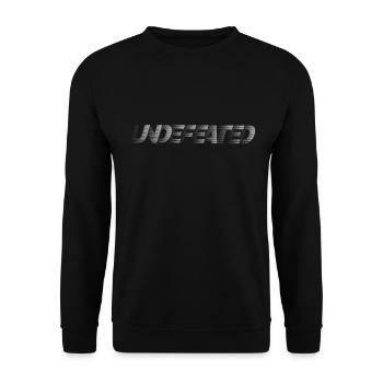 Undefeated Noir et Blanc Sportswear - Sweat-shirt Unisexe - noir - Devant - Alina (178cm) & Michal (187cm)
