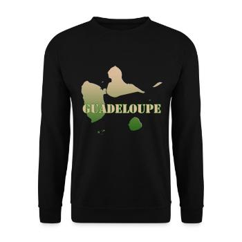 Guadeloupe îles Merveilleuse Des Antilles - Sweat-shirt Unisexe - noir - Devant - Alina (178cm) & Michal (187cm)
