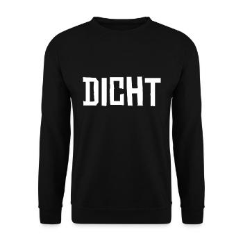 Hacke Dicht - Unisex Pullover - Schwarz - Vorne - Alina (178cm) & Michal (187cm)