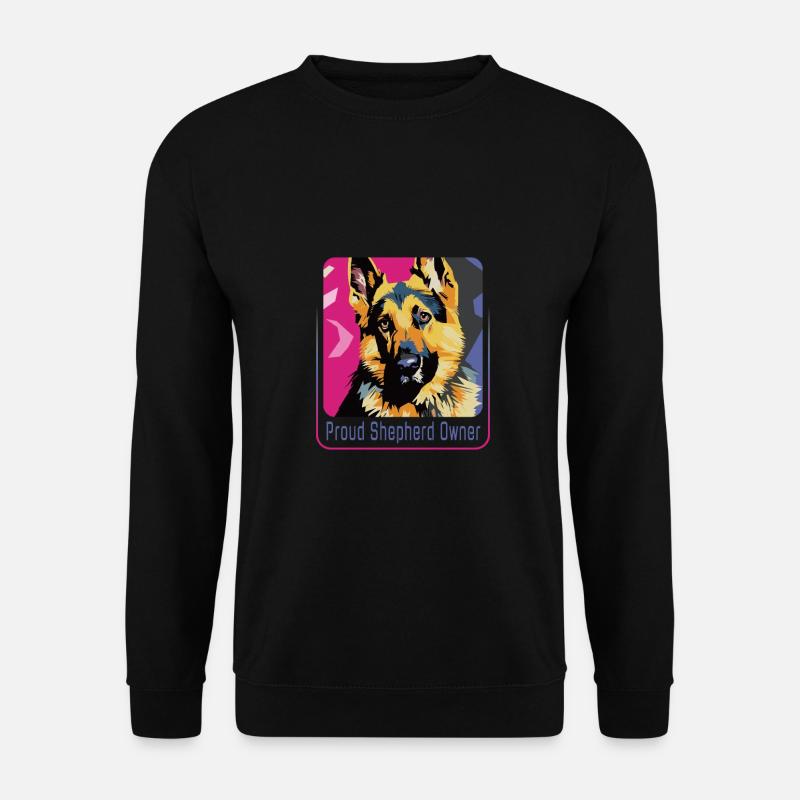 Stilvoller Schäferhundbesitzer - Unisex Pullover - Schwarz