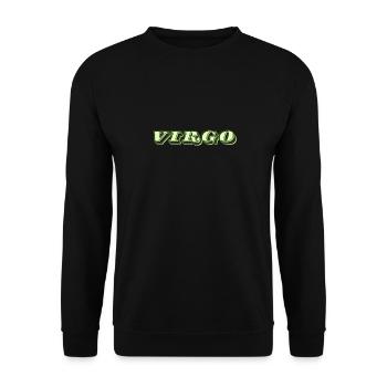 Logo "Vierge" - Sweat-shirt Unisexe - noir - Devant - Alina (178cm) & Michal (187cm)