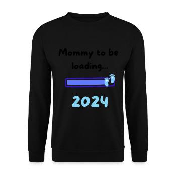 Maman chargement 2024 Garçon - Sweat-shirt Unisexe - noir - Devant - Alina (178cm) & Michal (187cm)