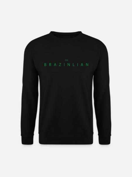 IM BRAZILIAN green - Unisex Pullover - Schwarz