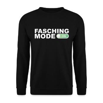 Fasching - Unisex Pullover - Schwarz - Vorne - Alina (178cm) & Michal (187cm)
