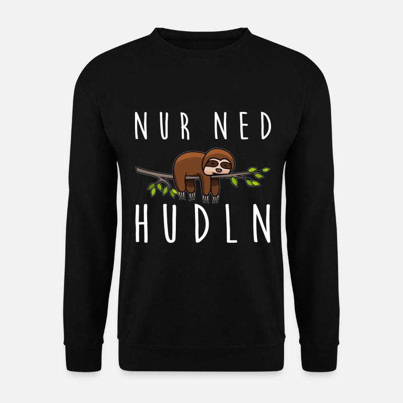 Nur ned hudln Bayernshirt - Unisex Pullover - Schwarz