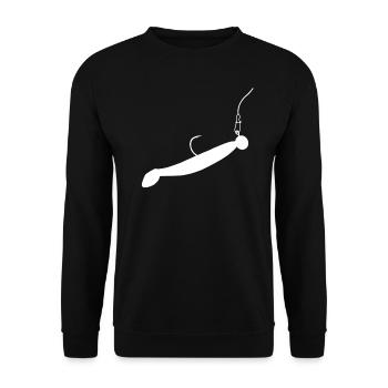 T-shirt Soft Shell Zander pour pêcheur - Sweat-shirt Unisexe - noir - Devant - Alina (178cm) & Michal (187cm)
