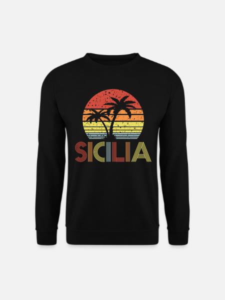Sicilia - Sweat-shirt Unisexe - noir