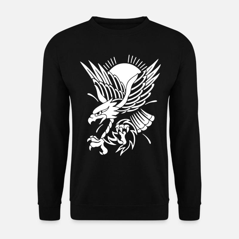 Eagle approaching - Unisex Sweatshirt - black