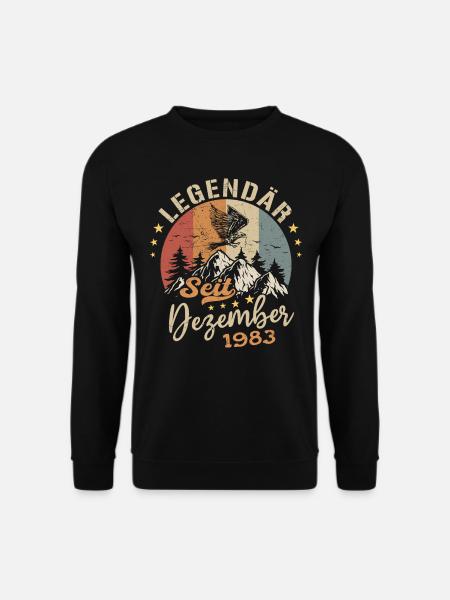 Legendär seit Dezember 1983 limitierte Auflage - Unisex Pullover - Schwarz