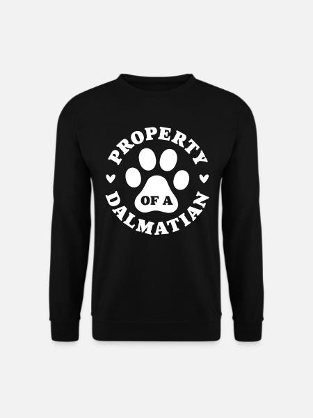 Eigentum eines Dalmatiners - Unisex Pullover - Schwarz