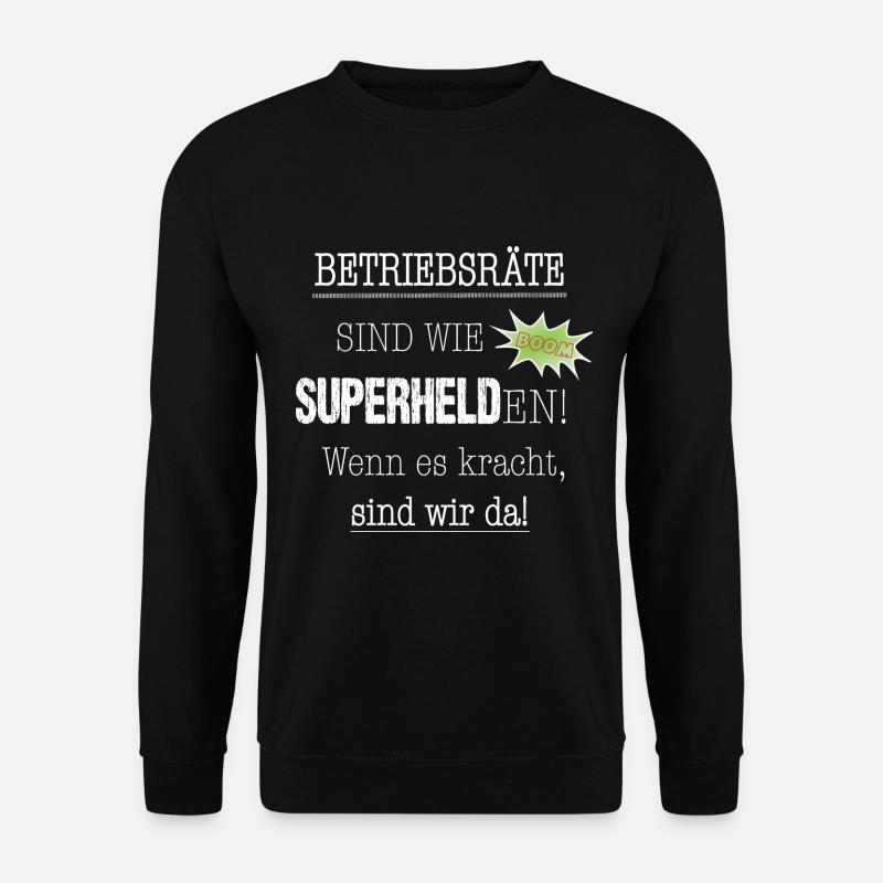 Betriebsrat Personalrat Personalräte Superhelde - Unisex Pullover - Schwarz