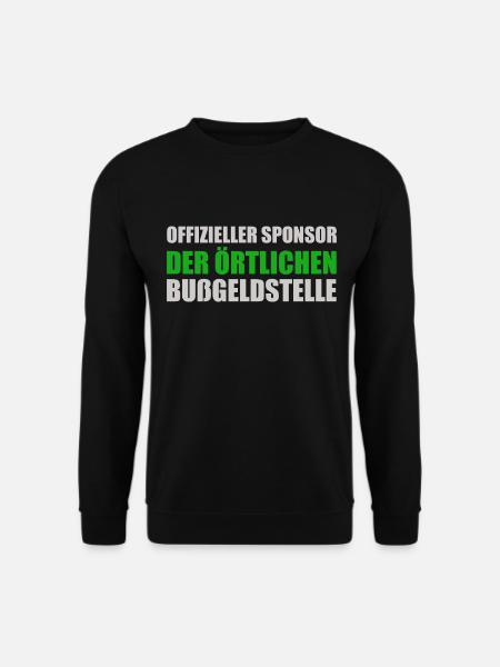 Offizieller Sponsor der Örtlichen Bußgeldstelle - Unisex Pullover - Schwarz