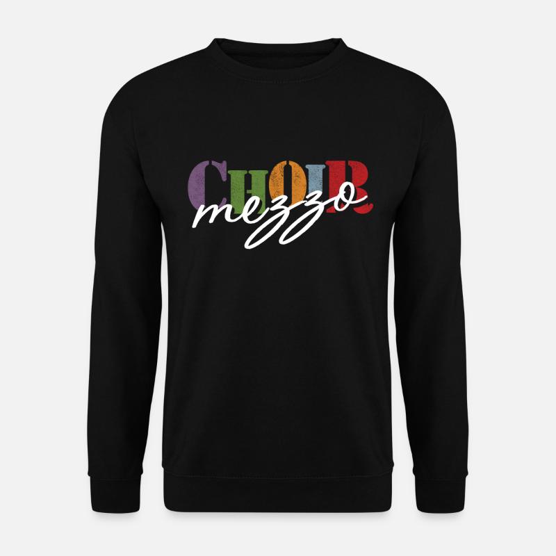 Choir - Mezzo-soprano singer - Unisex Pullover - Schwarz