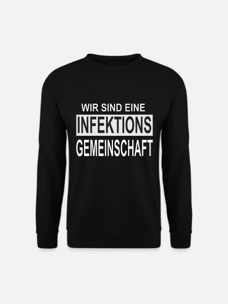 Infektionsgemeinschaft Lockdown Partner Familie - Unisex Pullover - Schwarz