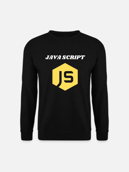 JavaScript Programmeur - Sweat-shirt Unisexe - noir