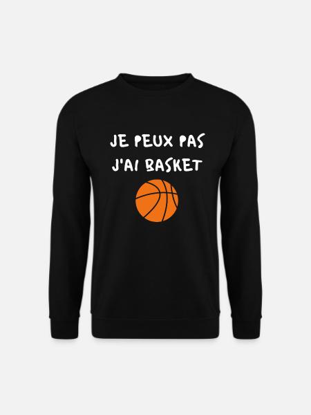 JE PEUX PAS J'AI BASKET - Sweat-shirt Unisexe - noir
