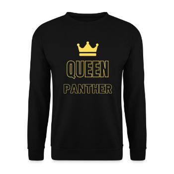 QUEEN PANTHER WAKANDA - Sweat-shirt Unisexe - noir - Devant - Alina (178cm) & Michal (187cm)