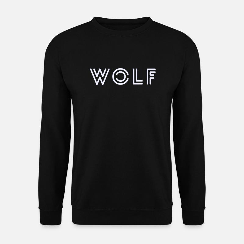 WOLF - Sweat-shirt Unisexe - noir