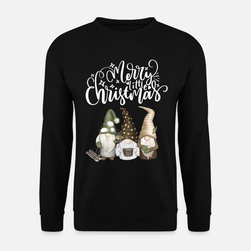 Frohe Weihnachten kleine Wichtel - Unisex Pullover - Schwarz