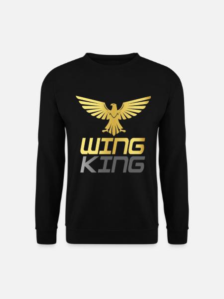 Motorrad Goldwing Gold Wing Wing König - Unisex Pullover - Schwarz