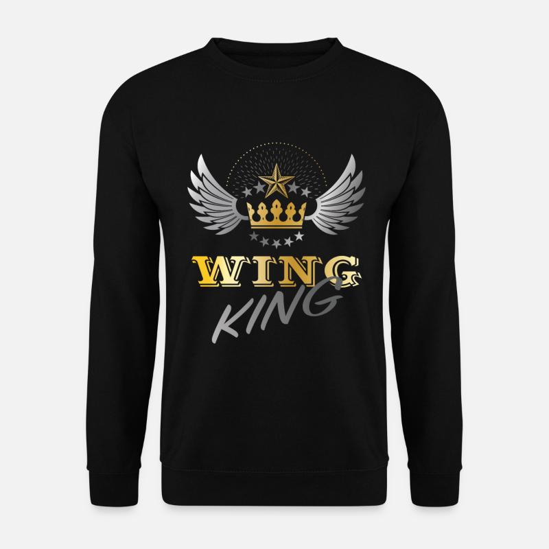 Motorrad Goldwing Gold Wing Wing König - Unisex Pullover - Schwarz