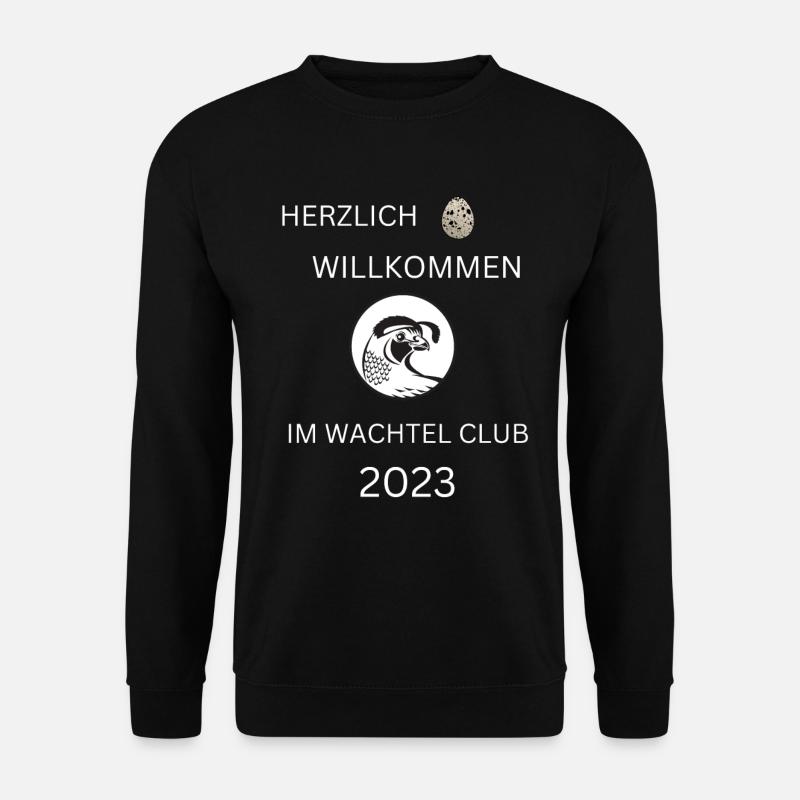 WACHTEL - Unisex Pullover - Schwarz