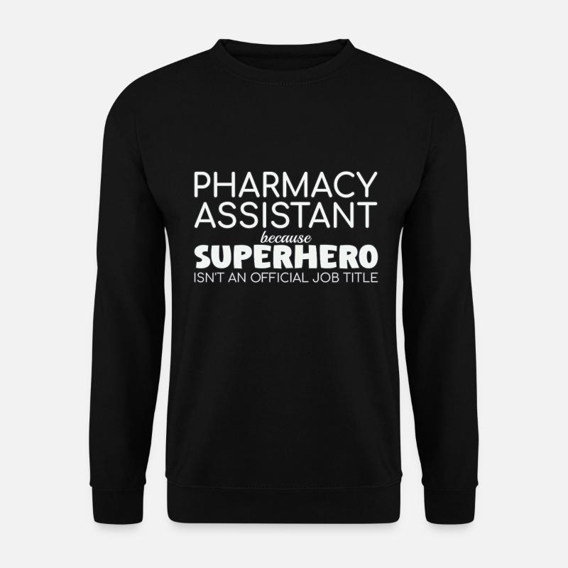Pharmacy assistant Superhero - Unisex Pullover - Schwarz