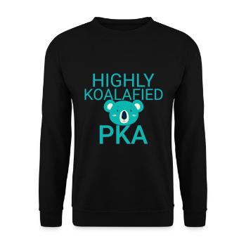 Pharmacie PKA Koalafied - Sweat-shirt Unisexe - noir - Devant - Alina (178cm) & Michal (187cm)