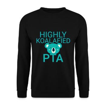 PTA Koalafied Apotheke - Unisex Pullover - Schwarz - Vorne - Alina (178cm) & Michal (187cm)