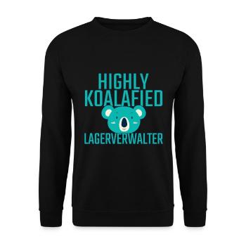 Storage Manager Koalafied - Unisex Sweatshirt - black - Front - Alina (178cm) & Michal (187cm)