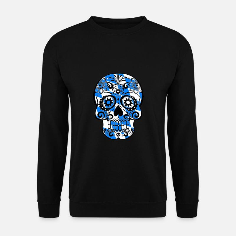 Skull with Bayern Design for - Unisex Sweatshirt - black