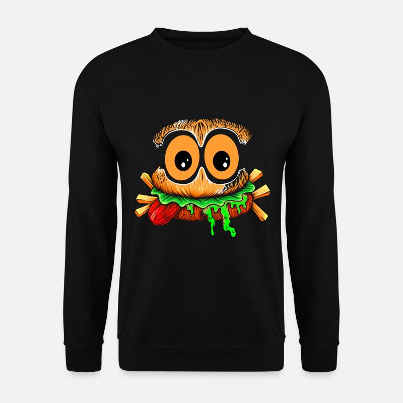 Der schreckliche Snack - Unisex Pullover - Schwarz