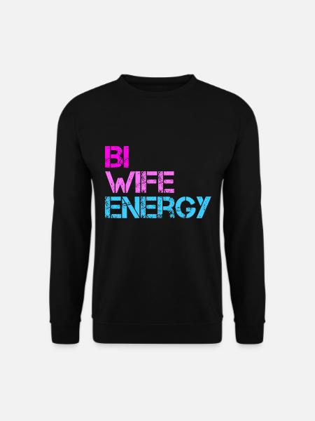 Bi Vaimo Energia LGBTQ - Unisex svetaripaita - musta