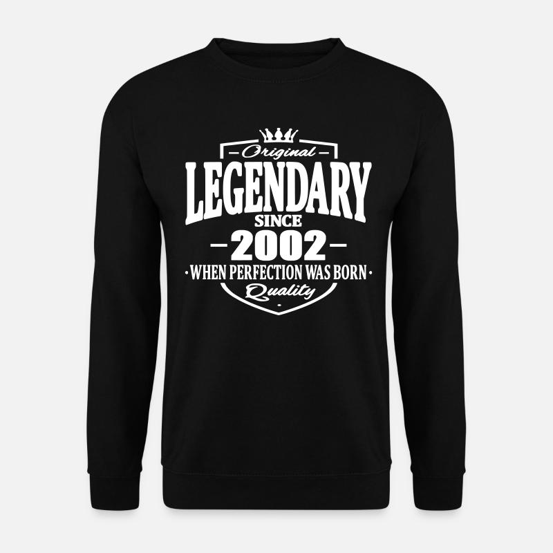 Legendary since 2002 - Unisex Sweatshirt - black
