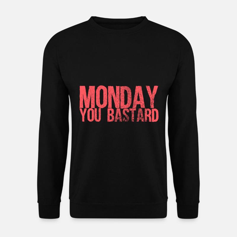 Montag - Unisex Pullover - Schwarz