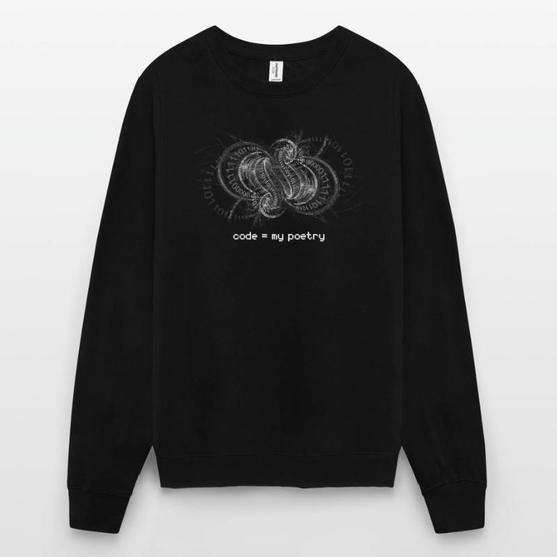 code my poetry Informatiker Programmierer Hacker Unisex Pullover