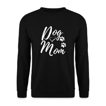 Chien Maman - Chien Maman - Sweat-shirt Unisexe - noir - Devant - Alina (178cm) & Michal (187cm)