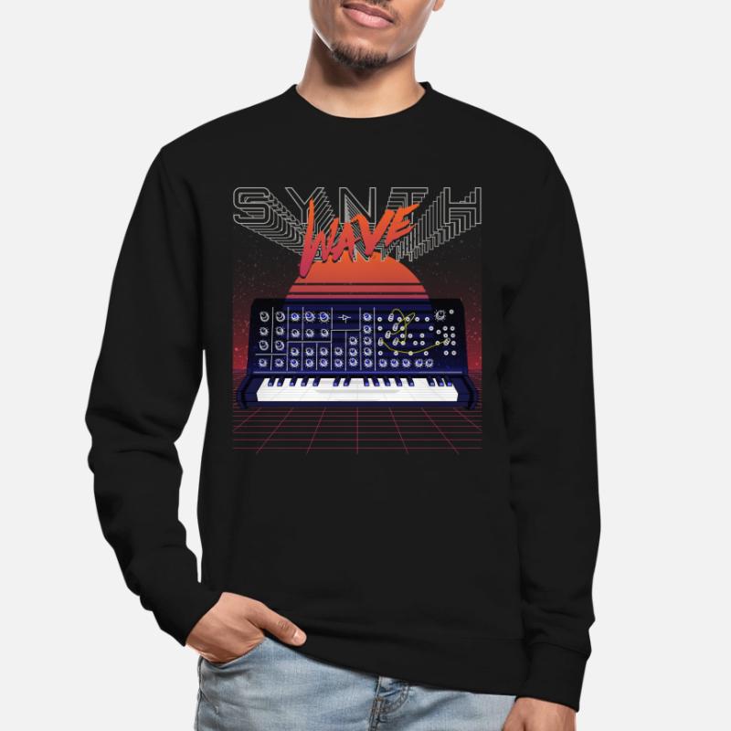 Synthesizer, Recording Studio, Waveform, Synthesis, Electro Unisex Sweatshirt