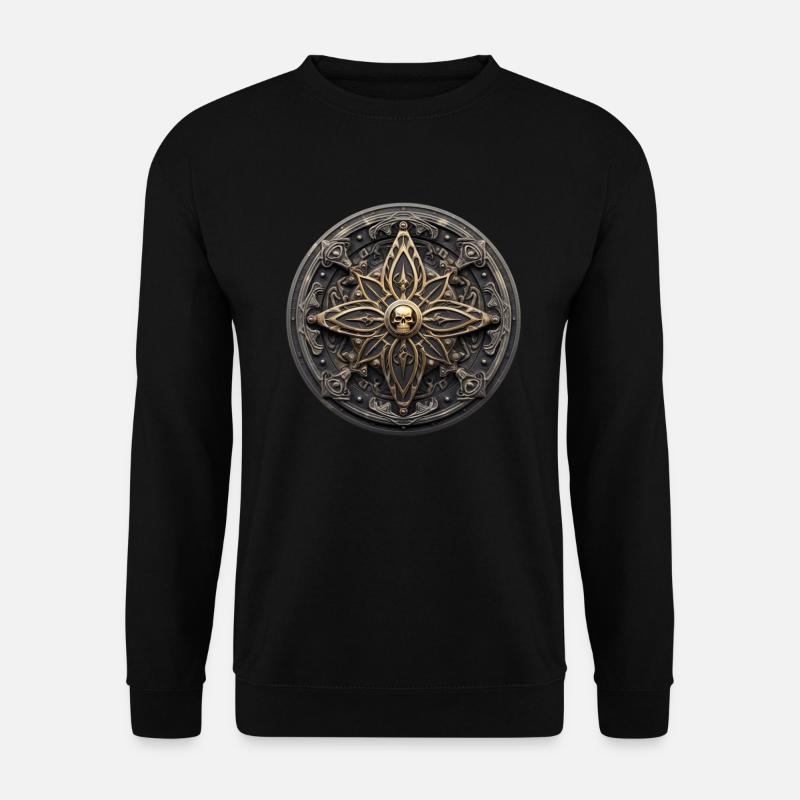 Phantasy Art Dark Medival Mittelalter - Unisex Pullover - Schwarz