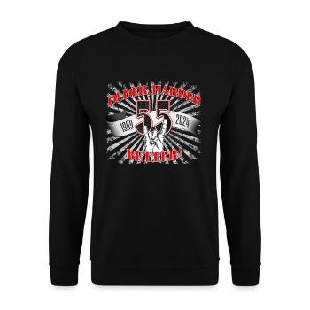 55 years of Rock ́n ́roll - Unisex Sweatshirt - black - Front - Alina (178cm) & Michal (187cm)
