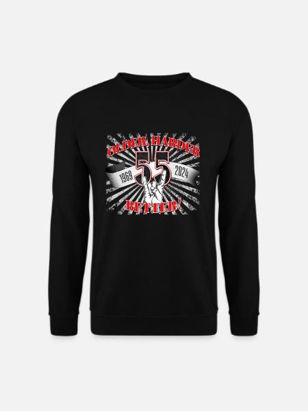 55 years of Rock ́n ́roll - Unisex Sweatshirt - black