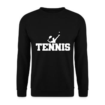 Tennismans - Sweat-shirt Unisexe - noir - Devant - Alina (178cm) & Michal (187cm)