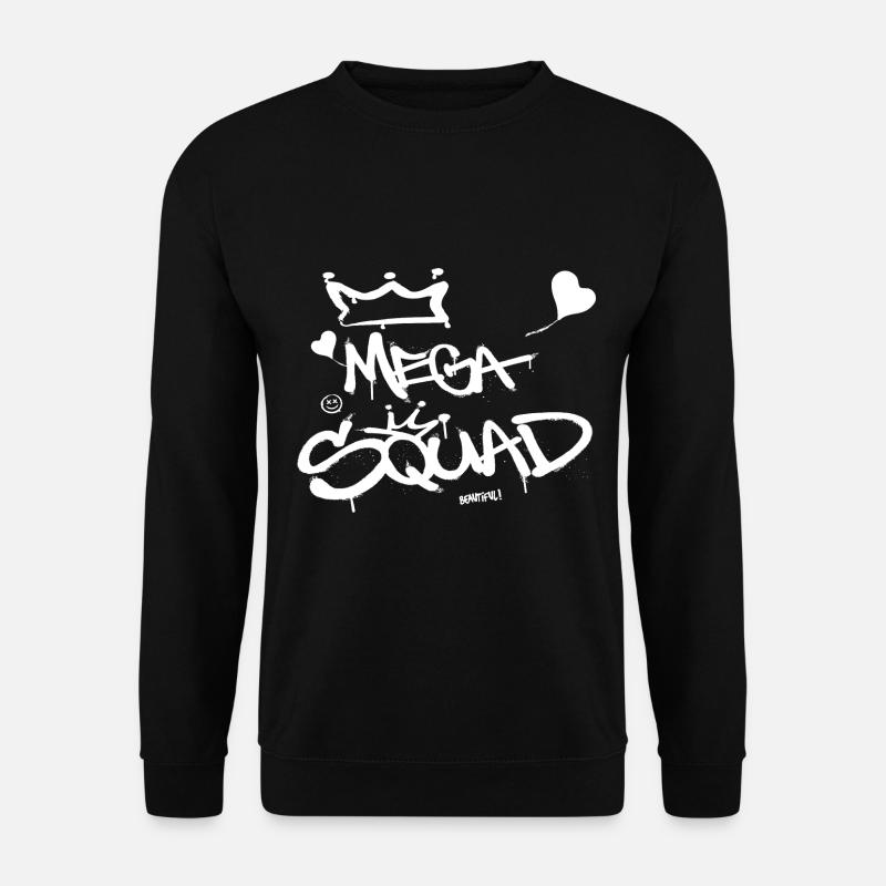 Mega Squad Graffiti Art Urban Art Sprayer - Unisex Sweatshirt - black
